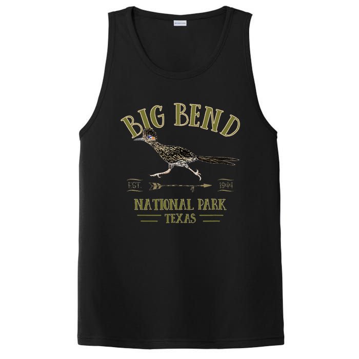 Big Bend National Park Roadrunner Np Texas Tourist Souvenir PosiCharge Competitor Tank