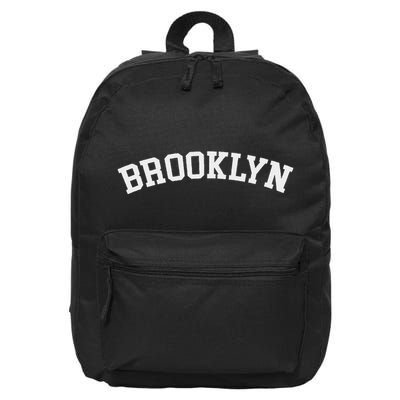 Brooklyn Borough New York College Letters 16 in Basic Backpack