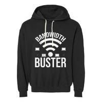 Bandwidth Buster Network Admin Garment-Dyed Fleece Hoodie