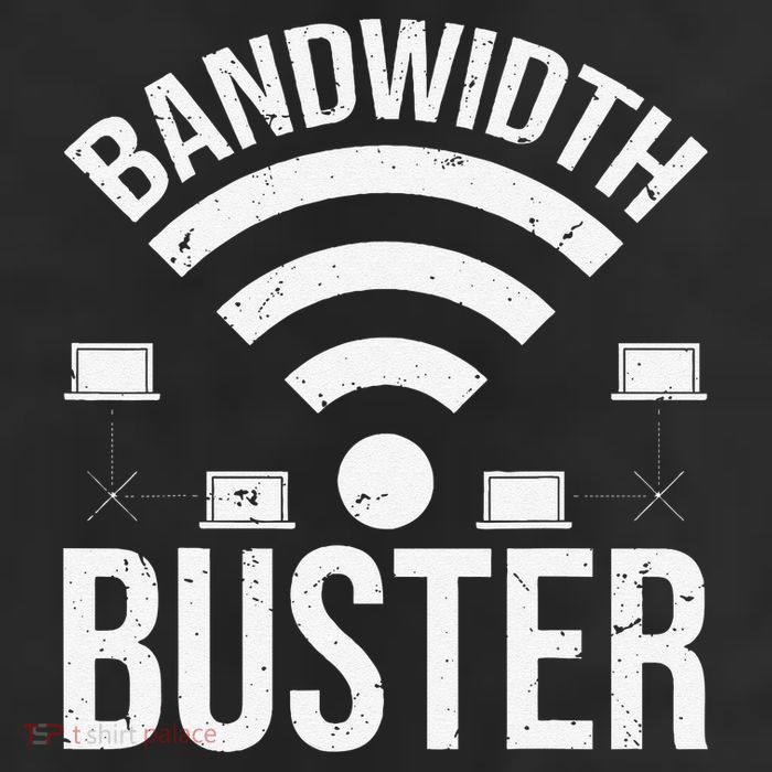 Bandwidth Buster Network Admin Garment-Dyed Fleece Hoodie