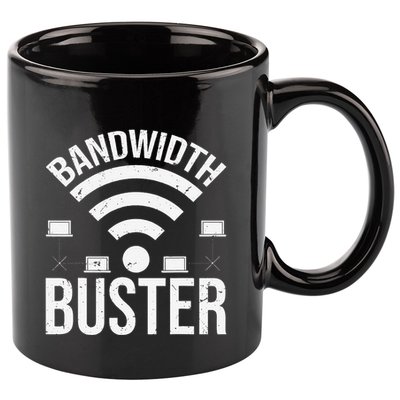 Bandwidth Buster Network Admin 11oz C Handle Ceramic Mug