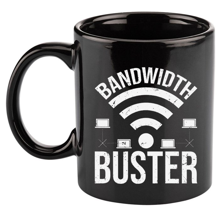 Bandwidth Buster Network Admin 11oz C Handle Ceramic Mug