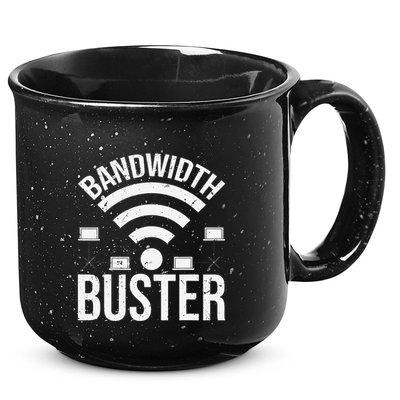 Bandwidth Buster Network Admin 15oz Campfire Ceramic Mug