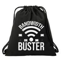 Bandwidth Buster Network Admin Drawstring Bag