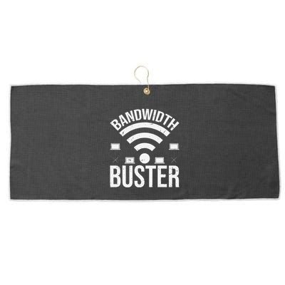 Bandwidth Buster Network Admin Large Microfiber Waffle Golf Towel