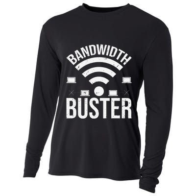 Bandwidth Buster Network Admin Cooling Performance Long Sleeve Crew