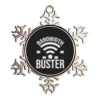 Bandwidth Buster Network Admin Metallic Star Ornament