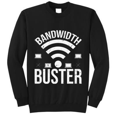 Bandwidth Buster Network Admin Tall Sweatshirt