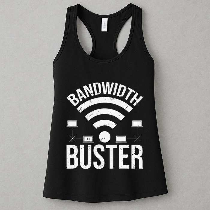 Bandwidth Buster Network Admin Womens Tank Top