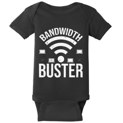 Bandwidth Buster Network Admin Baby Bodysuit