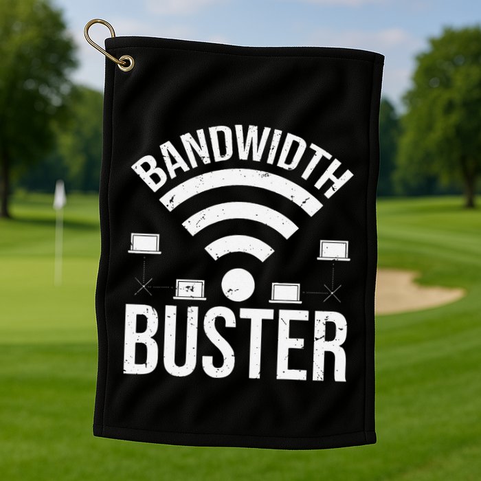 Bandwidth Buster Network Admin Golf Towel