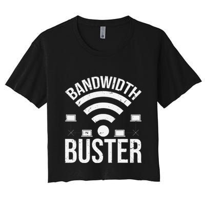 Bandwidth Buster Network Admin Crop Top