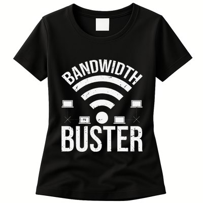 Bandwidth Buster Network Admin Womens T-Shirt
