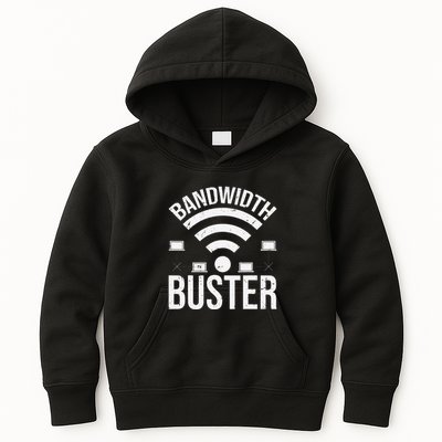 Bandwidth Buster Network Admin Kids Hoodie