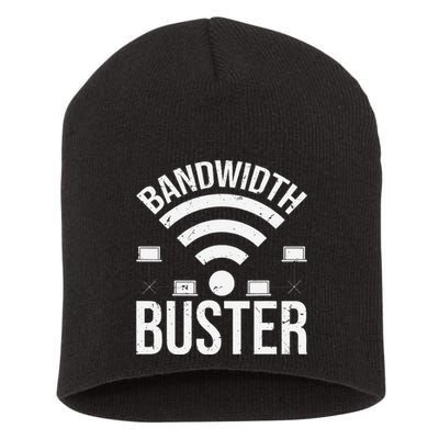 Bandwidth Buster Network Admin Short Acrylic Beanie