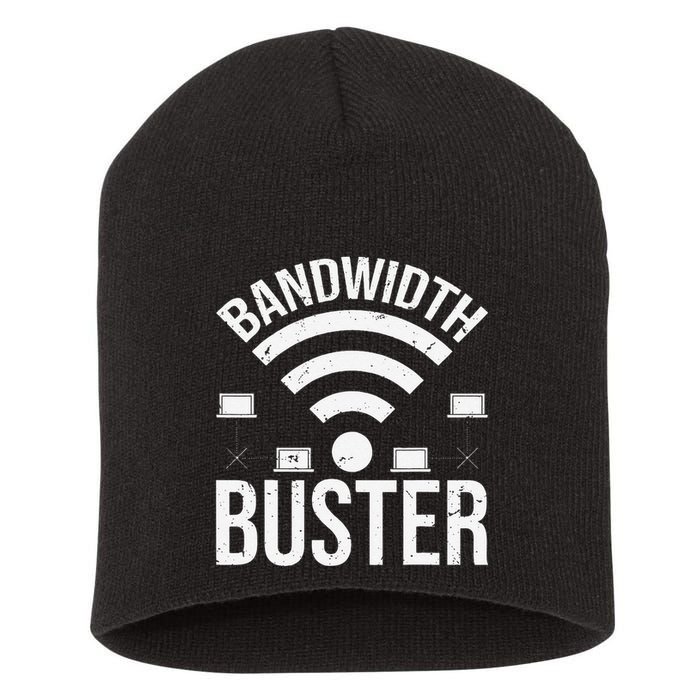 Bandwidth Buster Network Admin Short Acrylic Beanie