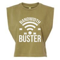 Bandwidth Buster Network Admin Garment-Dyed Women's Muscle Tee