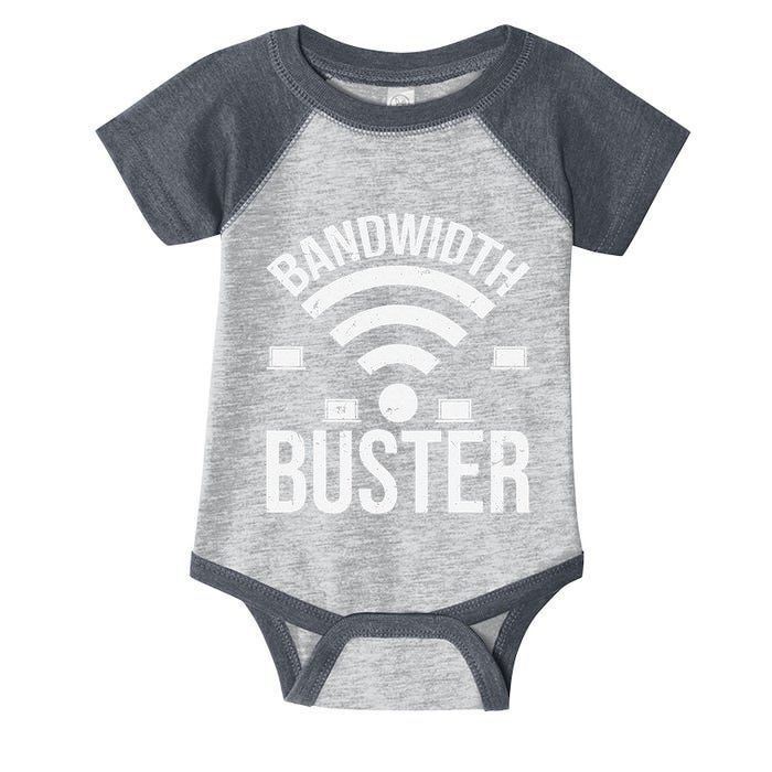 Bandwidth Buster Network Admin Infant Baby Jersey Bodysuit