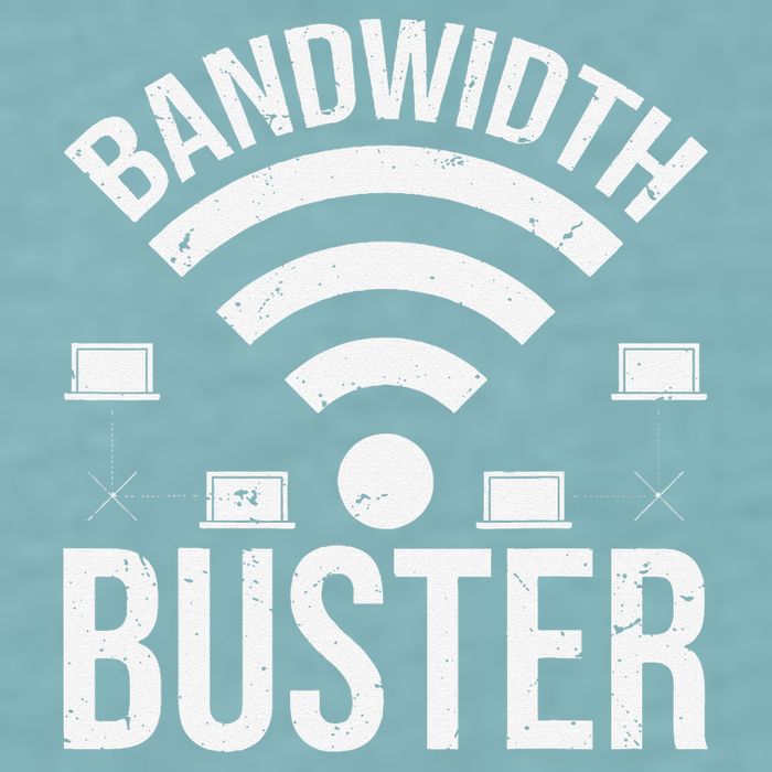 Bandwidth Buster Network Admin Sueded Cloud Jersey T-Shirt