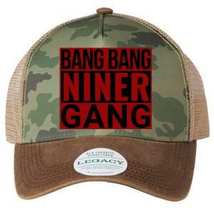 Bang Bang Niner Gang Football San Francisco Sports Legacy Tie Dye Trucker Hat