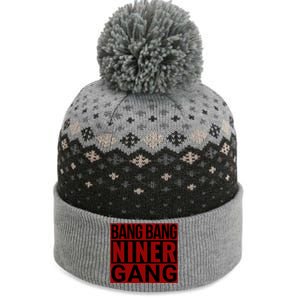 Bang Bang Niner Gang Football San Francisco Sports The Baniff Cuffed Pom Beanie