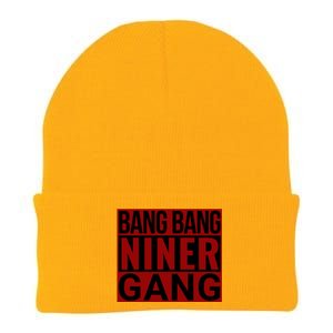 Bang Bang Niner Gang Football San Francisco Sports Knit Cap Winter Beanie