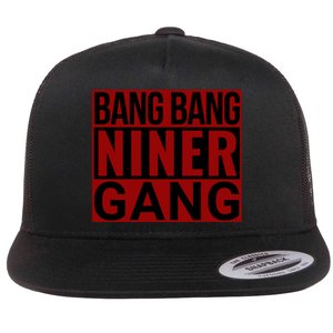 Bang Bang Niner Gang Football San Francisco Sports Flat Bill Trucker Hat