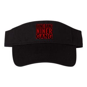 Bang Bang Niner Gang Football San Francisco Sports Valucap Bio-Washed Visor