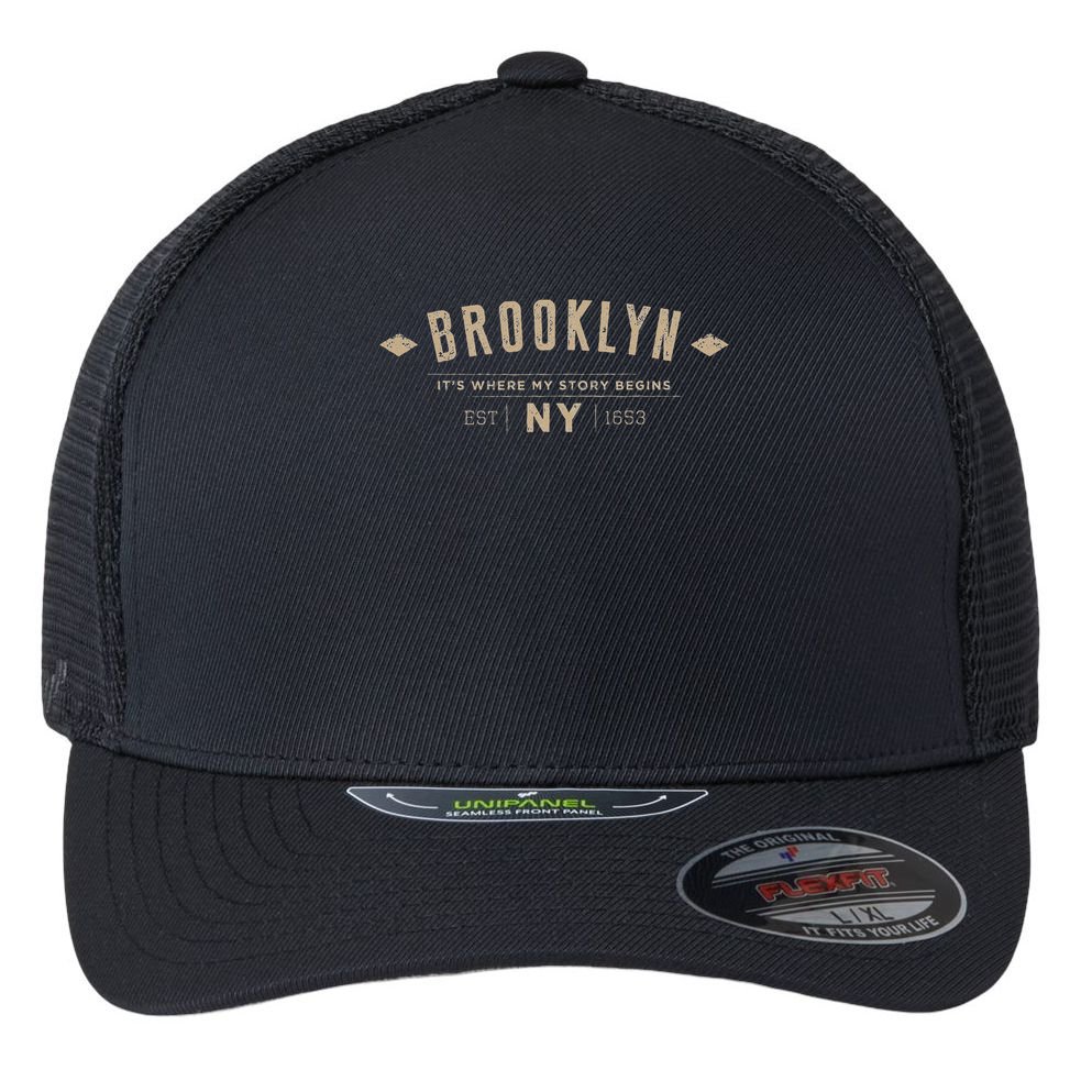 Brooklyn Brooklyn Ny Flexfit Unipanel Trucker Cap