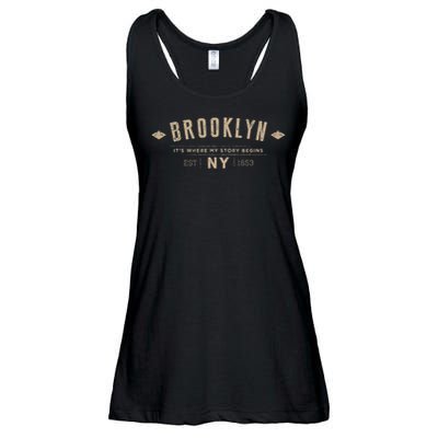 Brooklyn Brooklyn Ny Ladies Essential Flowy Tank