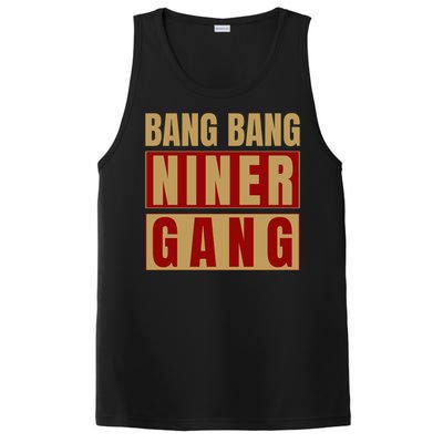 Bang Bang Niner Gang Football San Francisco Sports PosiCharge Competitor Tank