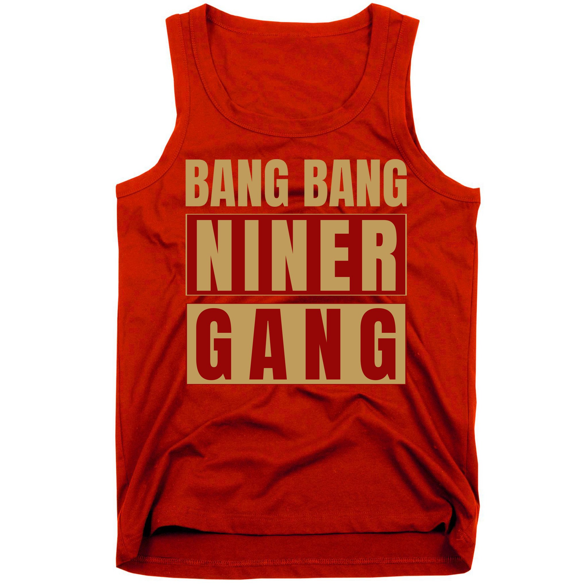 Bang Bang Niner Gang Football San Francisco Sports Tank Top