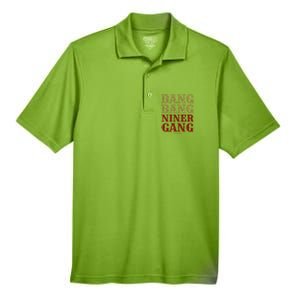 Bang Bang Niner Gang Football San Francisco Sports Men's Origin Performance Pique Polo