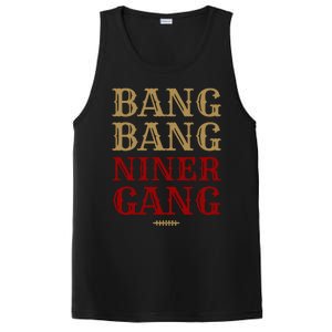 Bang Bang Niner Gang Football San Francisco Sports PosiCharge Competitor Tank