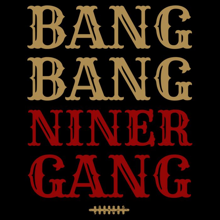 Bang Bang Niner Gang Football San Francisco Sports Toddler T-Shirt