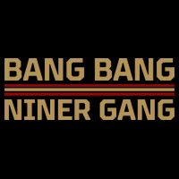 Bang Bang Niner Gang Football San Francisco Sports 16 in Basic Backpack