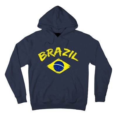 Brasil Brazilian National Flag Soccer Jersey Football Hoodie