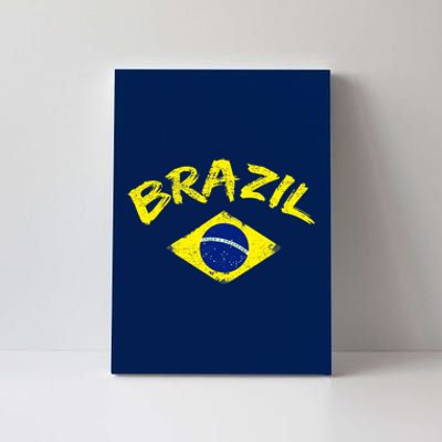 Brasil Brazilian National Flag Soccer Jersey Football Canvas