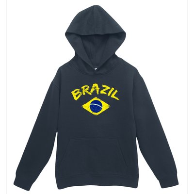 Brasil Brazilian National Flag Soccer Jersey Football Urban Pullover Hoodie