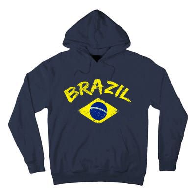 Brasil Brazilian National Flag Soccer Jersey Football Tall Hoodie