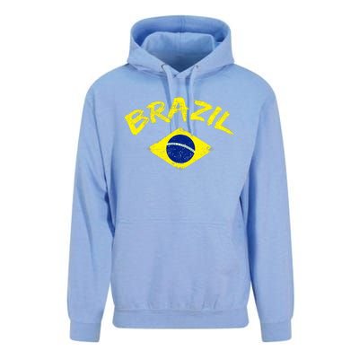 Brasil Brazilian National Flag Soccer Jersey Football Unisex Surf Hoodie