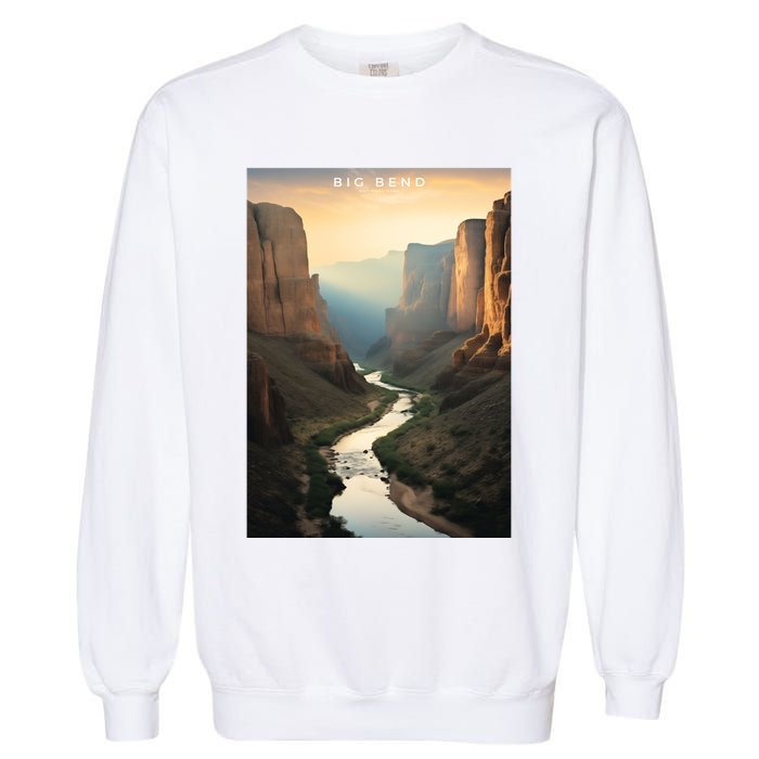 Big Bend National Park Photographic Garment-Dyed Sweatshirt