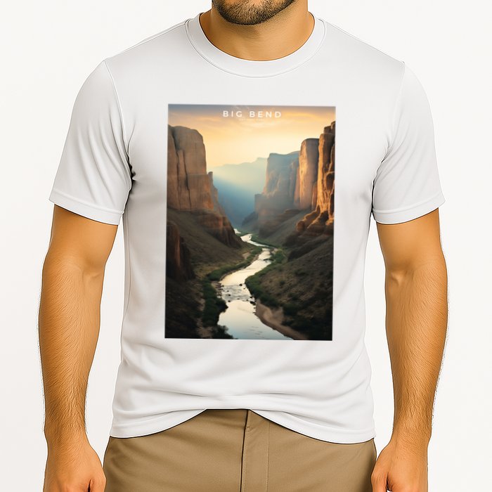 Big Bend National Park Photographic Cooling Performance Crew T-Shirt