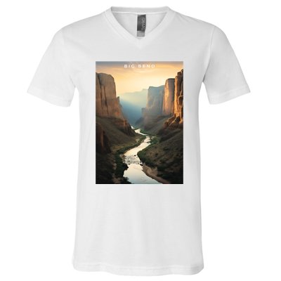 Big Bend National Park Photographic V-Neck T-Shirt