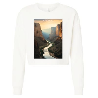 Big Bend National Park Photographic Cropped Pullover Crew