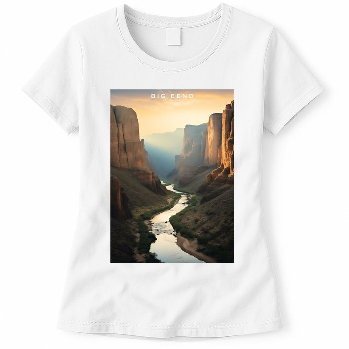 Big Bend National Park Photographic Womens T-Shirt