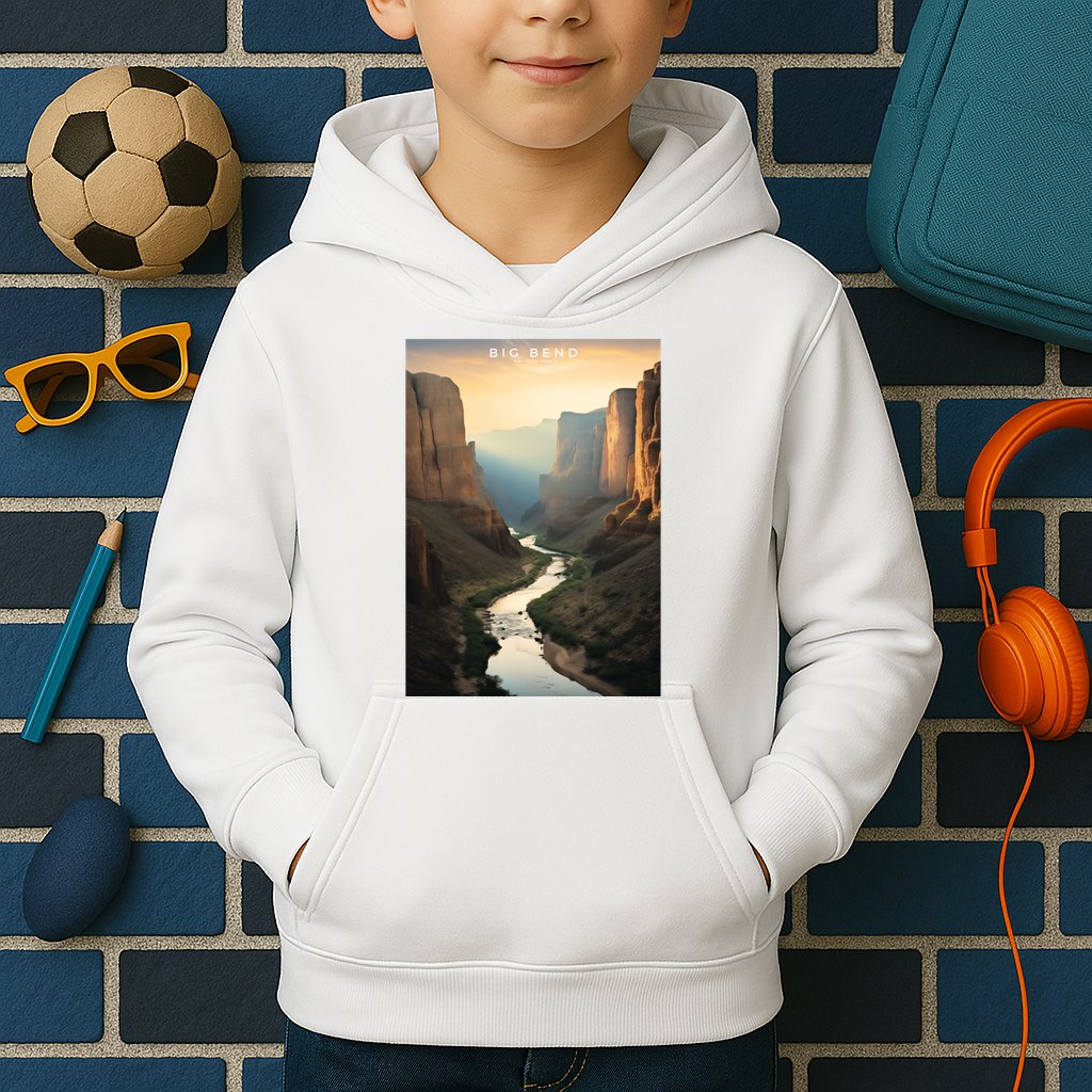 Big Bend National Park Photographic Kids Hoodie