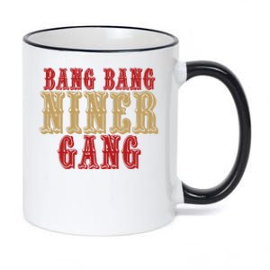 Bang Bang Niner Gang San Francisco Football 11oz Black Color Changing Mug