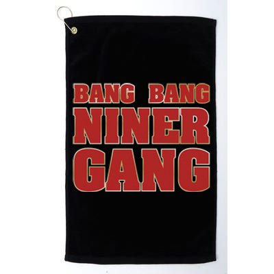 Bang Bang Niner Gang Platinum Collection Golf Towel