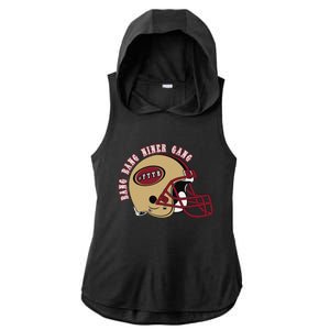 Bang Bang Niner Gang Ladies PosiCharge Tri-Blend Wicking Draft Hoodie Tank